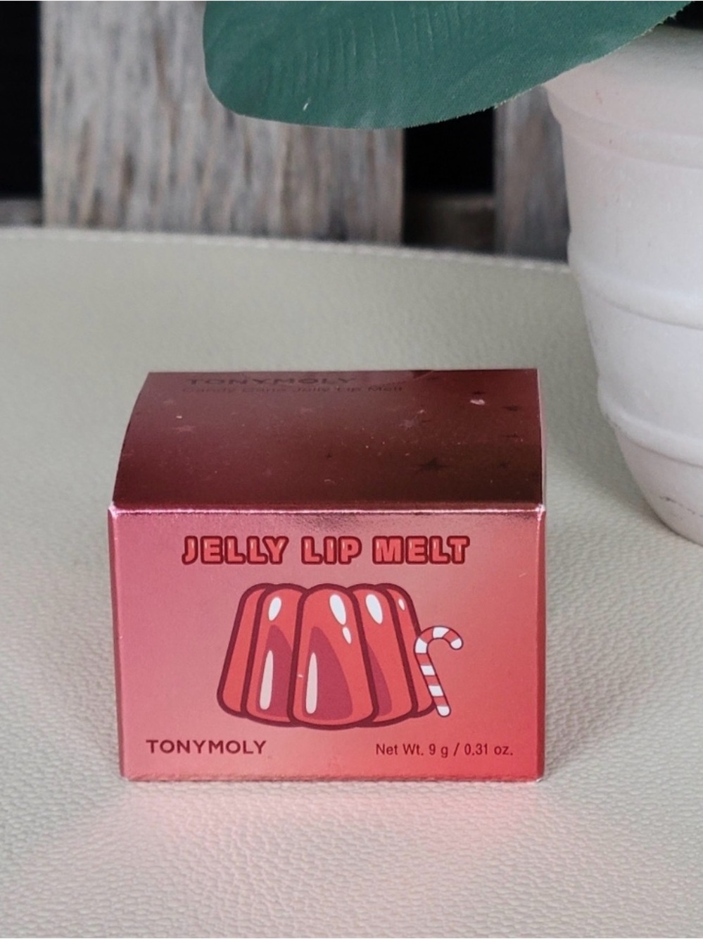 Tony Moly candy cane jelly lip melt